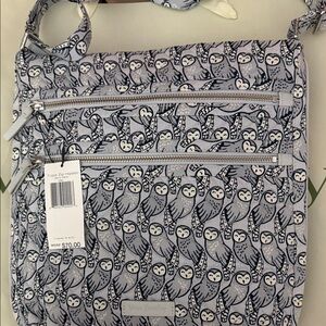 Vera Bradley Holiday Owl Print Crossbody Bag